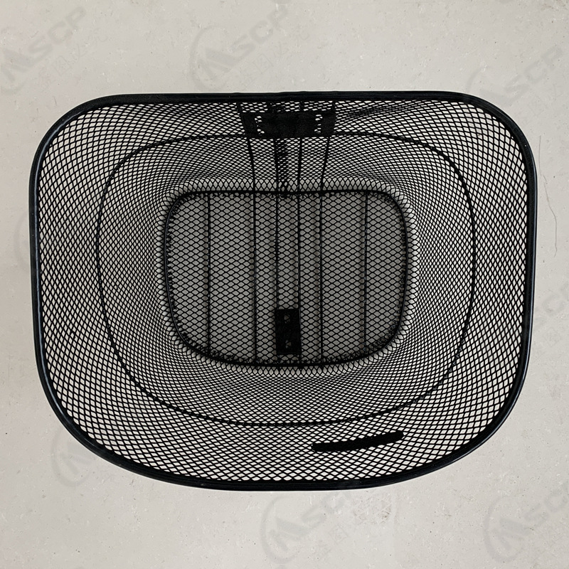 Venta al por mayor cesta de hierro para bicicleta cesta de malla de hierro cesta frontal cesta de malla de hierro para bicicleta cesta frontal accesorios de equitación