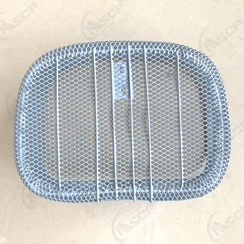 Venta al por mayor cesta de hierro para bicicleta cesta de malla de hierro cesta frontal cesta de malla de hierro para bicicleta cesta frontal accesorios de equitación