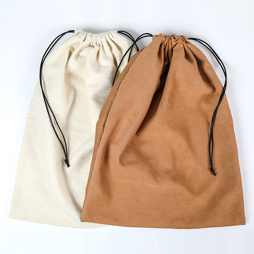 Cross-border pure cotton bag dust bag size leather bag storage bag travel clothing underwear drawstring pocket