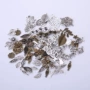 手工复古金属树叶花吊坠