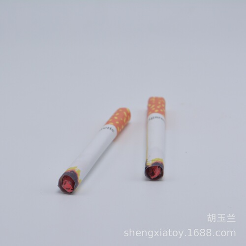 Cross-border Halloween performance dress-up simulation fake cigarette model April Fool's Day prank props two cigarette toys