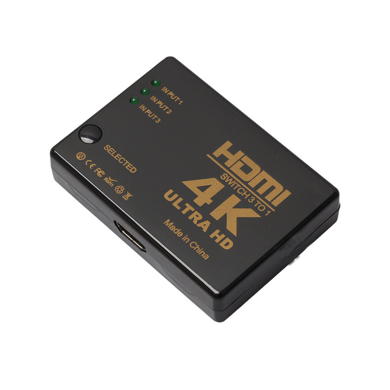 Amazon HDMI Switch 4K*2K High Definition Multi-Display HDMI Switch with 3 Inputs and 1 Output