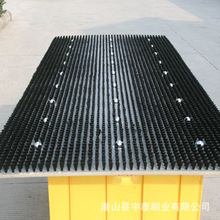 厂家直销尼龙丝板刷 PVC毛刷板 数控机床毛刷 工业机械打磨毛刷板