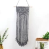 Butterfly flower tapestry (gray)