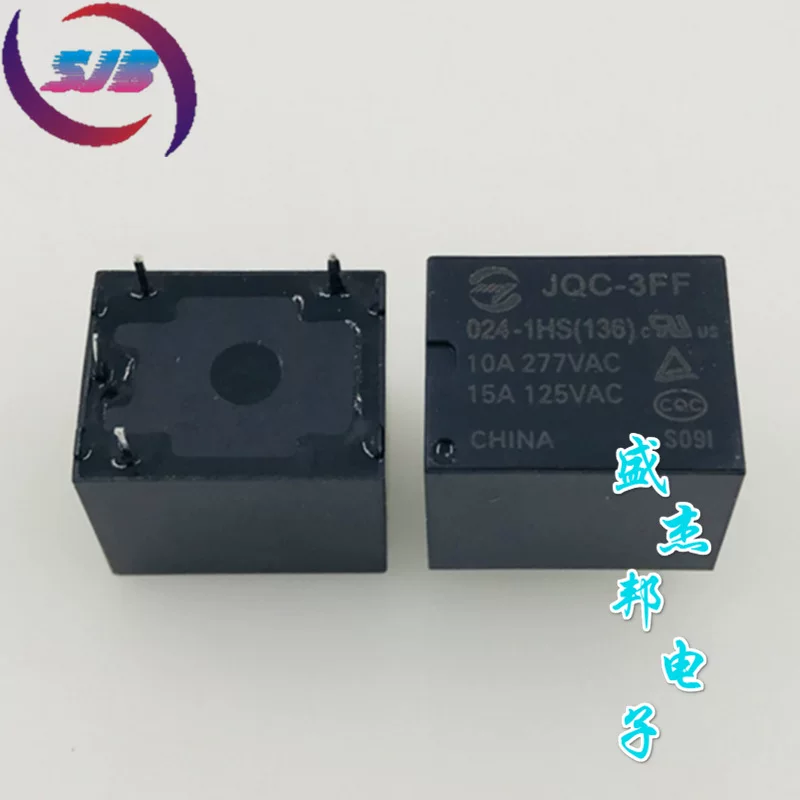 Jqc-3FF-024-1HS jqc-3FF-24VDC-1HS 10A 4-пин сверхмалое мощное реле