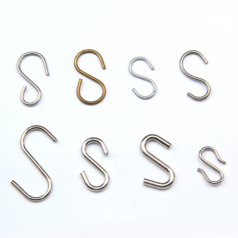 Оптовая Продажа с фабрики металлический крюк стойки крюк S крюк многоцелевой железный крюк защелка пружина