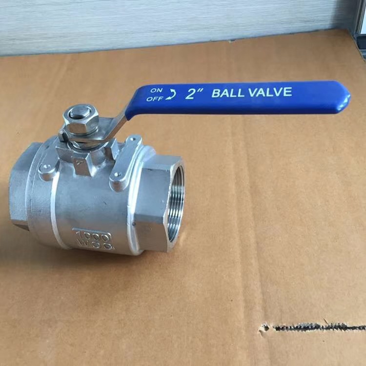 不锈钢两片式对焊球阀 304两片式内螺丝扣球阀厂家现货不锈钢阀门