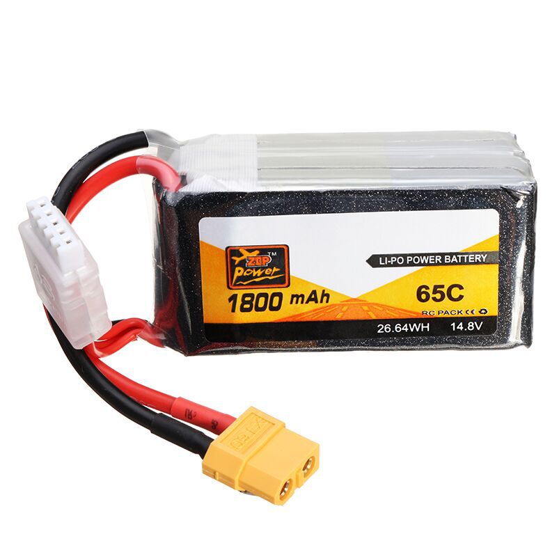 16年ZOP厂家航模电池14.8V1800mAh65C多轴穿越机船模水弹枪锂电池