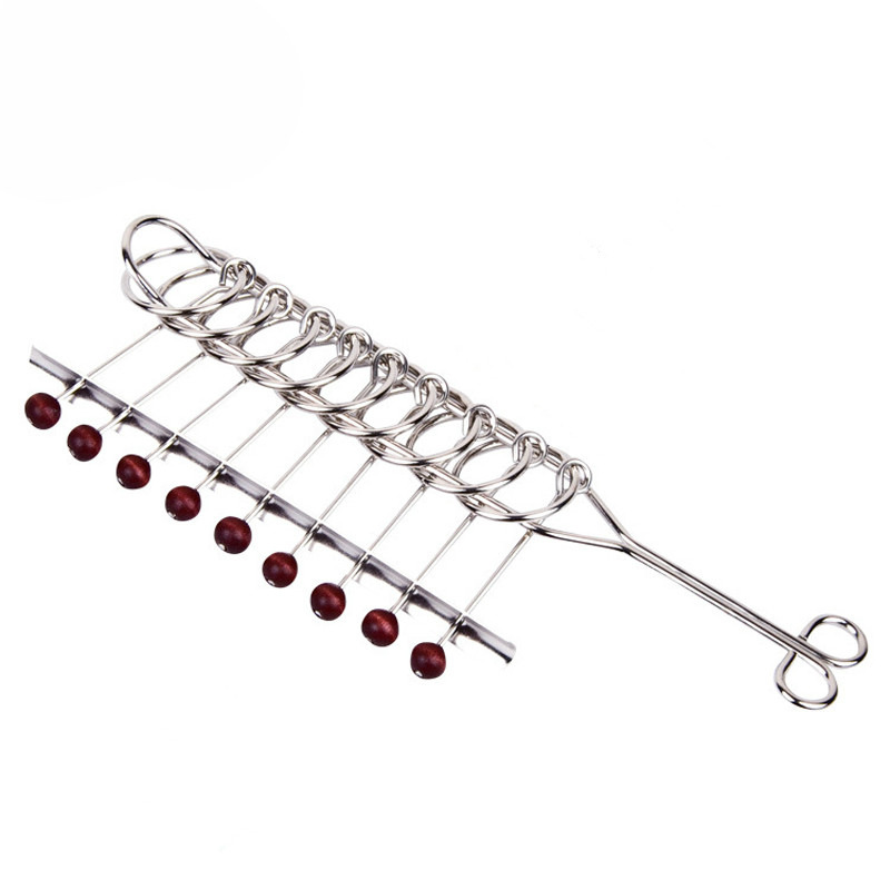 Nueve traje de cadena anillo de desbloqueo hebilla de inteligencia Luban bloqueo niños descompresión juguetes educativos para adultos Kong Ming Bloqueo de desbloqueo anillo de desbloqueo