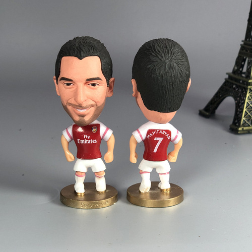 Portugal Ronaldo football star doll Wenger Aubameyang football doll model doll ornaments