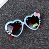 Cute children's glasses heart shaped heart-shaped suitable for men and women, sun protection cream, sunglasses, UF-protection