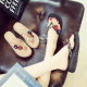 2023 Internet Celebrity Summer New Style Sandals and Slippers Women's Outwear Fashion All-match Flip-flops Girls Popular Beach Shoes