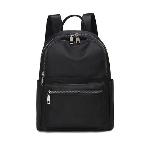 Cross-border  New Oxford Cloth Waterproof Women's Bag Lightweight Casual Student School Bag Nylon Travel Dual Shoulder Backpack
