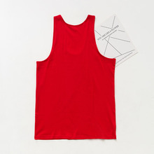 全棉本命年喜庆大红色男背心中老年男士大码内衣纯棉工字背心汗衫