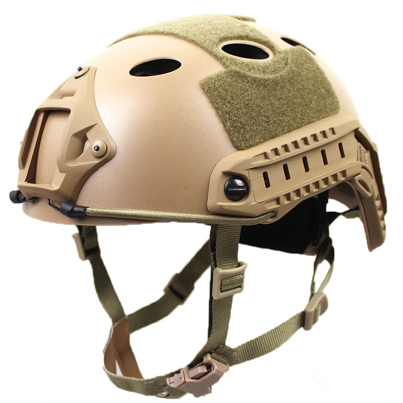 Casco Táctico Deportivo Ajustable FAST de ABS para Juegos CS y Deportes al Aire Libre