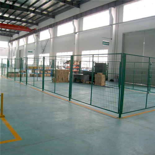 Factory wholesale warehouse isolation net, safety channel isolation rail, market stall isolation net yellow