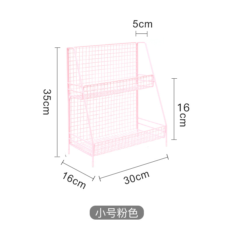 Estante de almacenamiento de cocina directo de fábrica Escritorio de pie de dos capas de hierro sin ponche negro condimento rack de almacenamiento