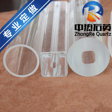 厂家直销耐高温石英管 方形石英管 方孔厚壁液位计管 电子拍照