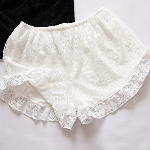 Qilixiang sexy wearable lace safety pants for women anti-exposure bottoming shorts safety pants summer