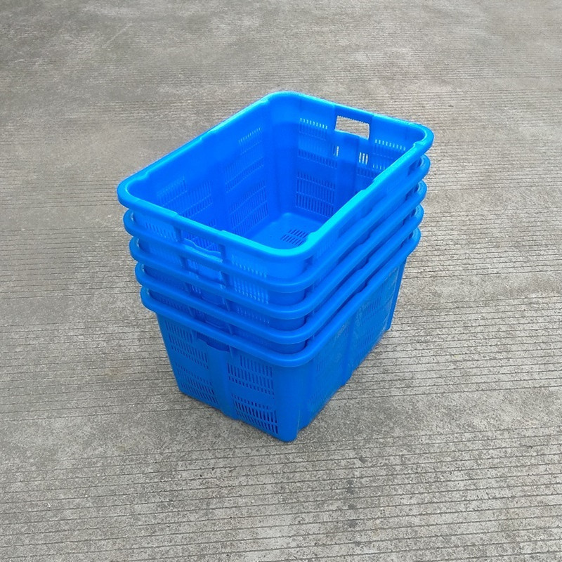 大号580箩 可套叠加厚服装运输塑料箩 上海重庆塑料箩