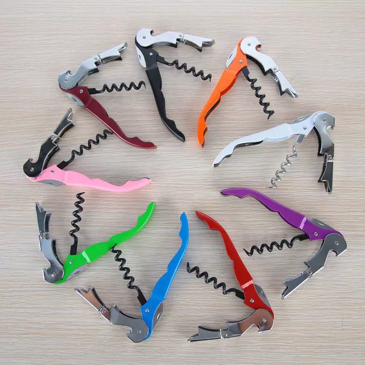 多功能红酒啤酒二合一海马刀瓶子开瓶器广告促销婚前礼品