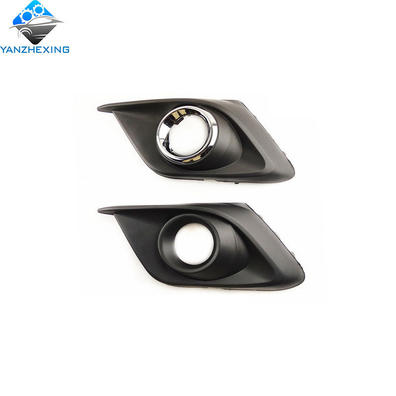 适用 马自达3昂克赛拉雾灯护罩雾灯框前杠护罩雾灯电镀框灯罩总成