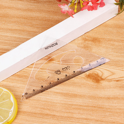 Creative stationery 20cm set of rulers, 4-piece set of rulers for student study and examination, wholesale of stationery prizes and gifts
