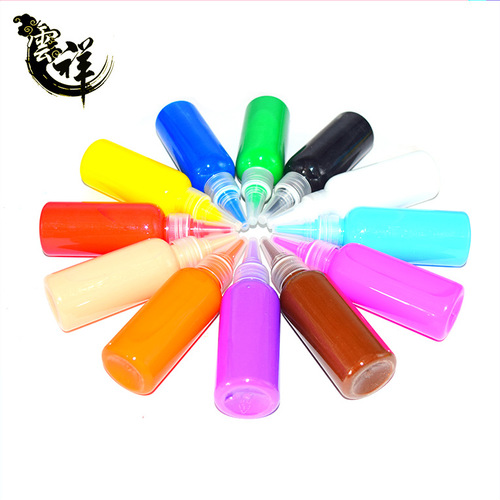 Factory Direct Sale 60ML Finger Paints for Children DIY Handicrafts Painting and Drawing Watercolor Paints