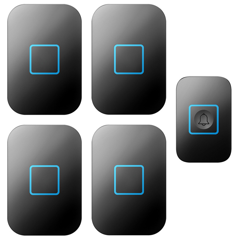 卡佳斯A88一拖四无线门铃 远距离遥控音乐门铃老人呼叫器智能门铃