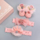 Korean Baby Hair Band Socks Set Baby Bow Hair Band One Hundred Days Old Banquet European and American Headband