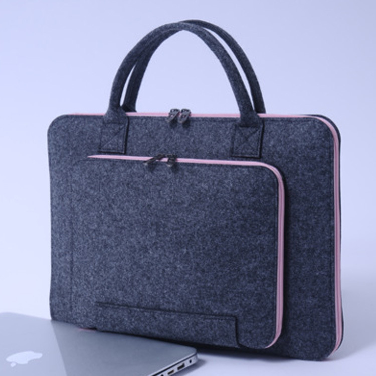 Supply Felt Bag Portable Felt Computer Bag Laptop Sleeve Laptop Protective Cover