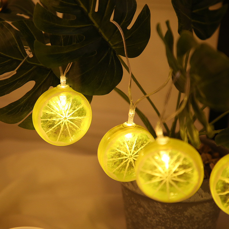Yellow lemon / 1.6m light [always on] battery box