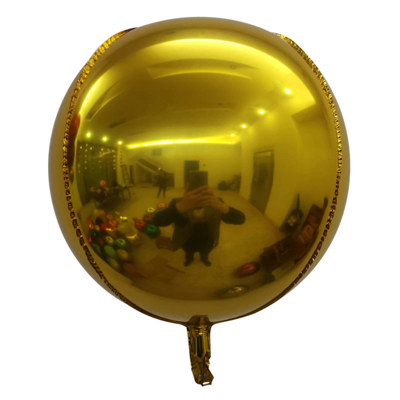 Globo aluminio redondo 4D grande