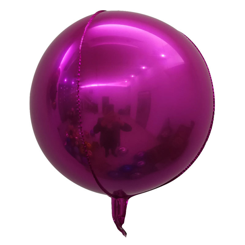 Globo aluminio redondo 4D grande