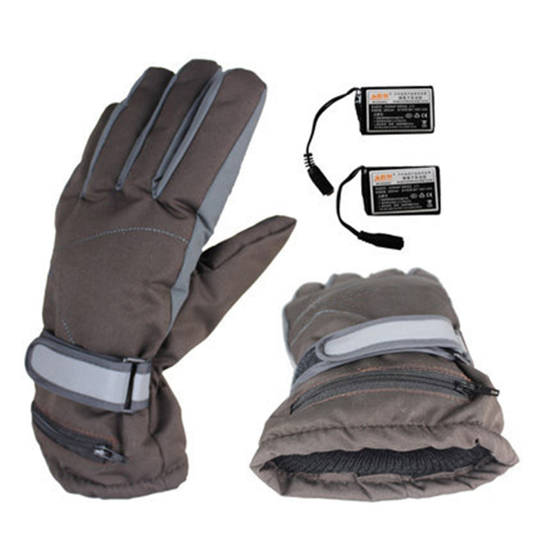 Heated Gloves Grey