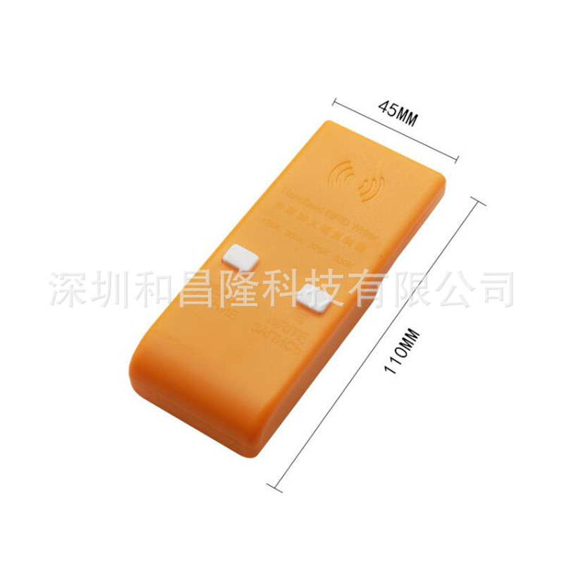 ID125KHZ-500KHZ de suministro transfronterizo portátil simple lector RFID lector de tarjetas de control de acceso replicador
