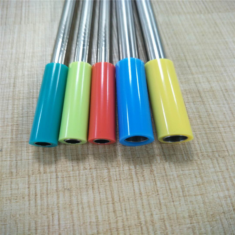 316不锈钢吸管硅胶套管 食品级硅胶吸管 彩色欧盟食品级硅胶套管