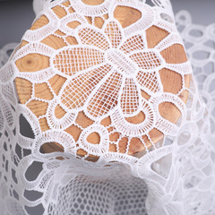 Water-soluble women's clothing single-sided lace edge, water-soluble hollow fashionable short skirt fabric, multiple colors wholesale