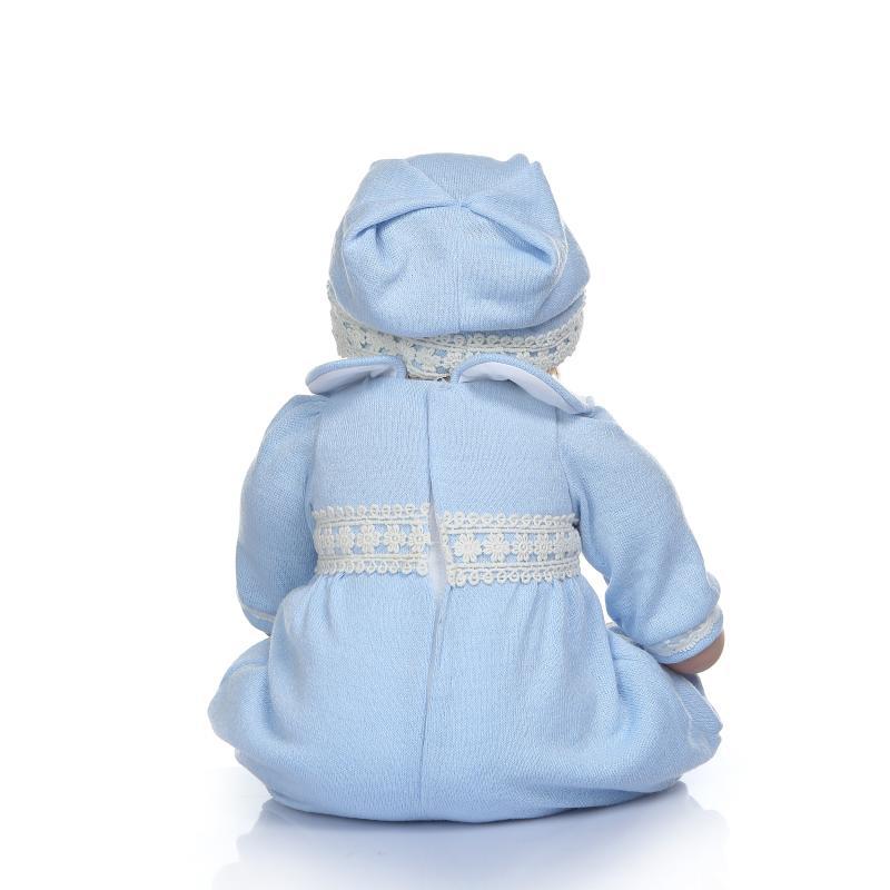 NPK simulación bebé muñeca de silicona tendero recomendar nueva muñeca de tela puede sentarse y mentir