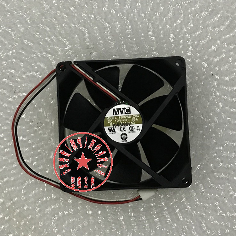 台湾原装 AVC F9025B12UA 9025 12V 0.45A 电源风扇 机箱风扇