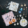 Ear clips, fashionable small earrings, no pierced ears, internet celebrity, simple and elegant design