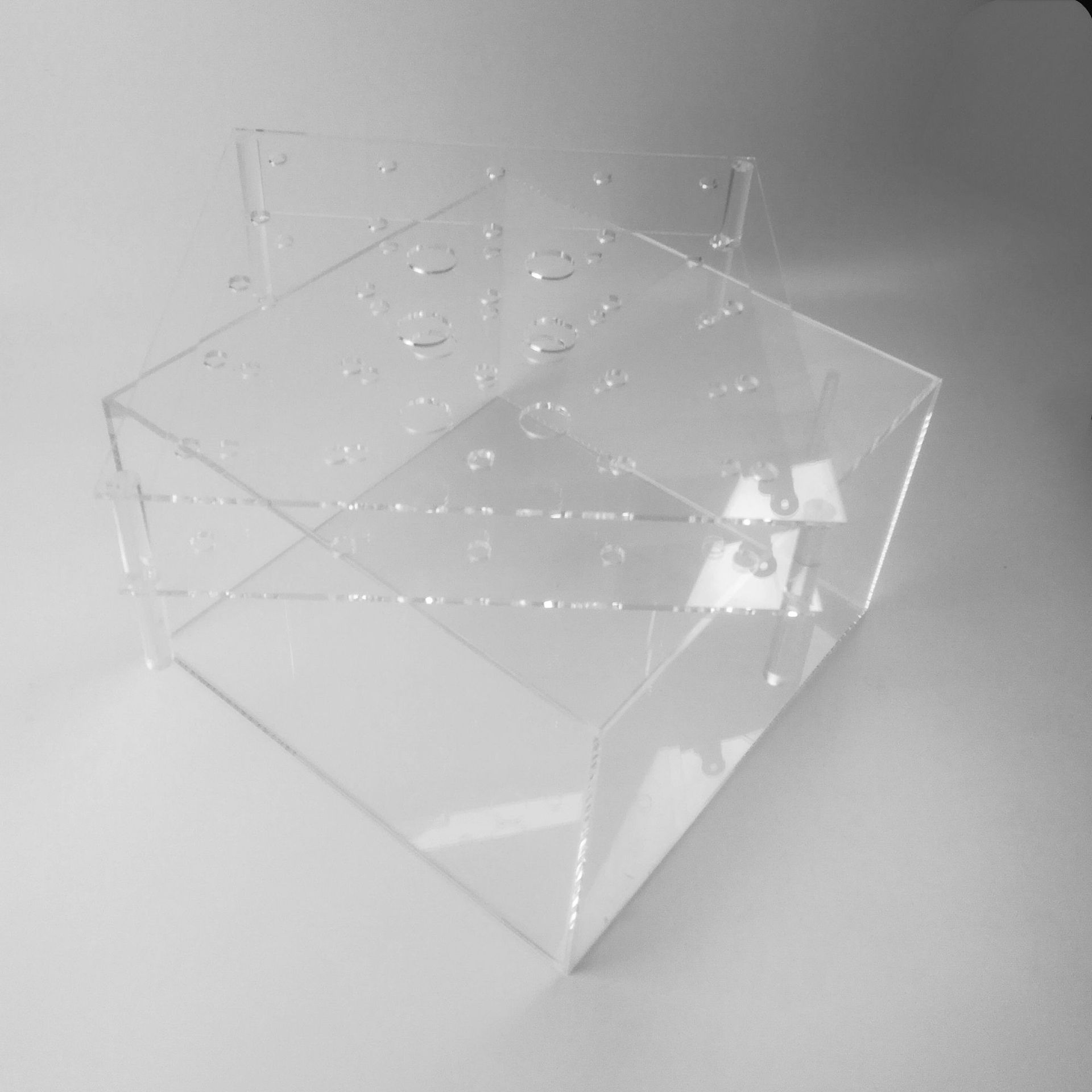 厂家现货有机玻璃食品促销陈列架亚克力玫瑰花展示架 亚克力花盒