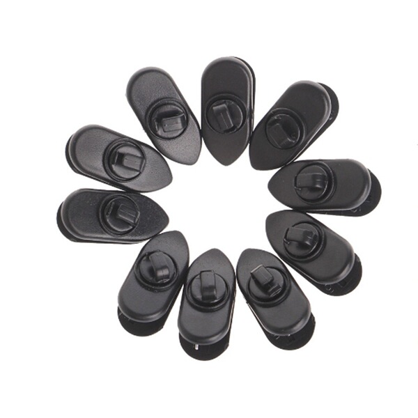 360-degree rotating headphone cable clip