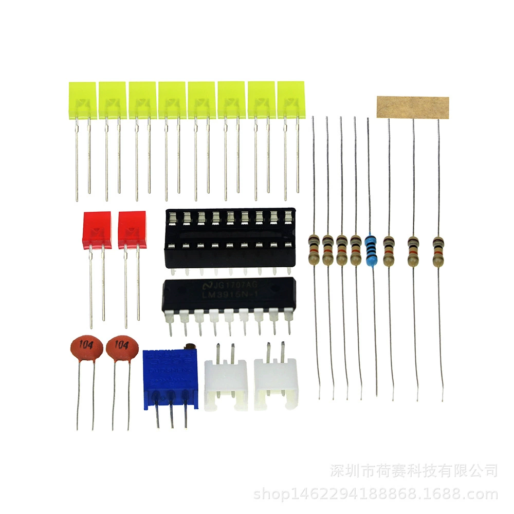 LM3915 Fun 10 -stage audio level indicator kit/bulk level indicator empty board finished product