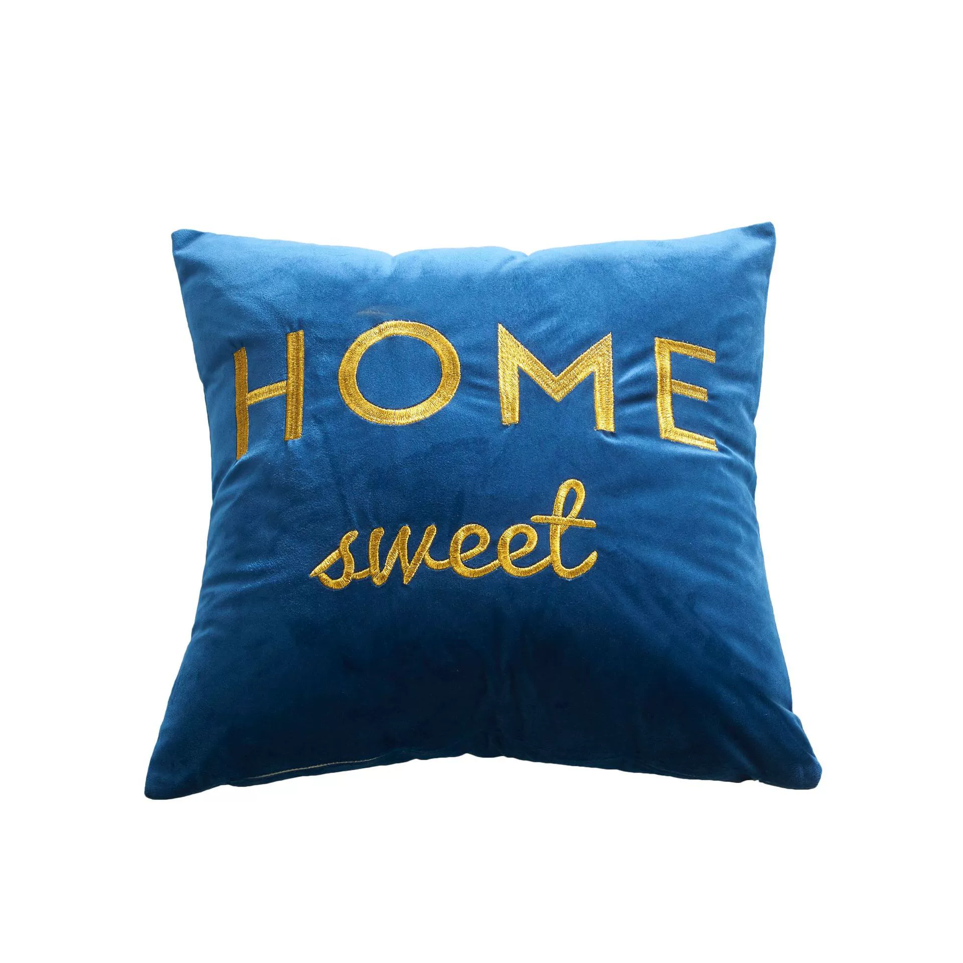 2025 new embroidery technology light luxury style pillowcase with core simple fashion solid color soft and comfortable customization