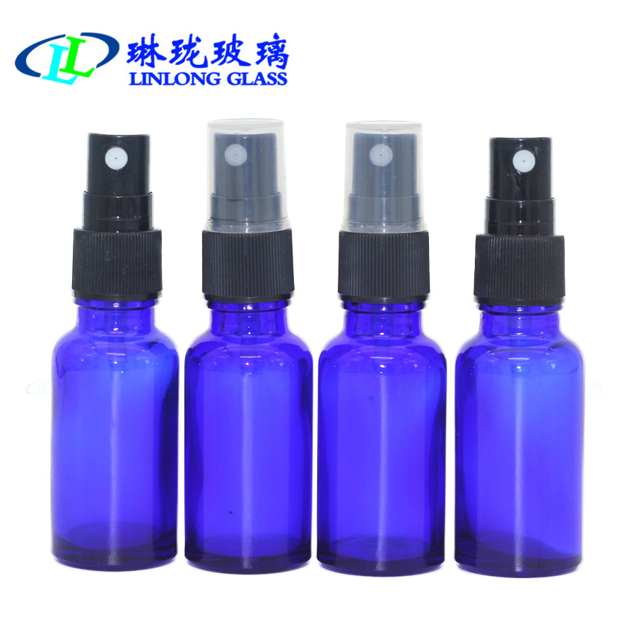 18口塑料黑色喷头 乳液喷头 化妆品包装 适用精油瓶