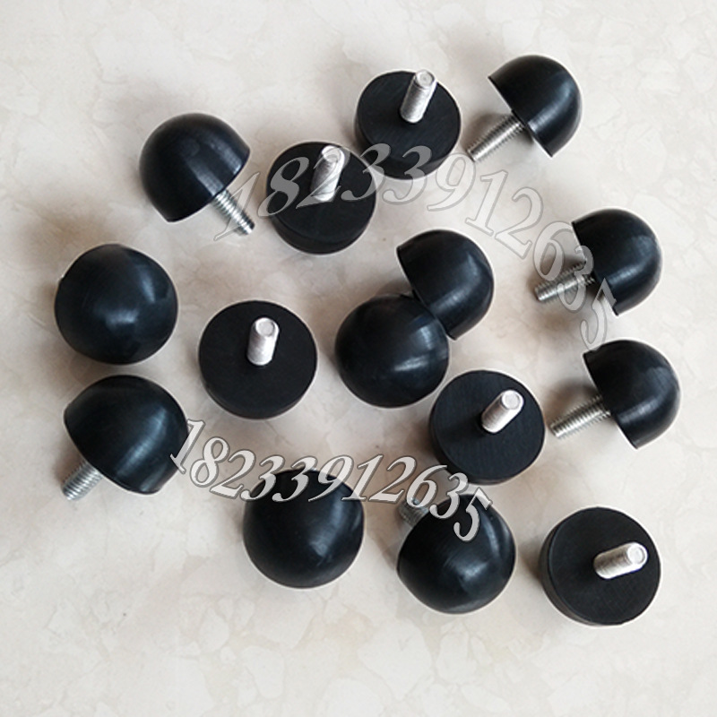 橡胶螺丝帽带螺丝橡胶减震器粘螺丝防震胶块防减震机脚五金包胶