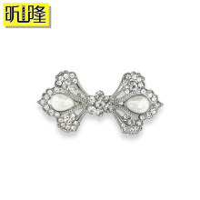 厂家直销新款热卖 水钻合金对扣 羊毛衫裘皮金属装饰扣 衬衫纽扣