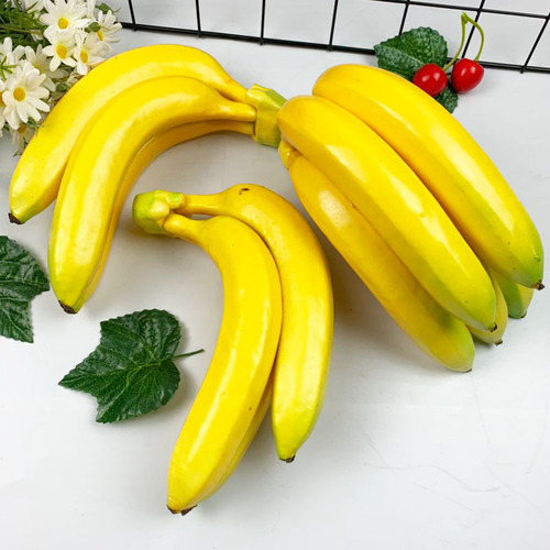 Manufacturer supplies simulated foam banana model, fake fruit, fake banana window display, hotel decorations, photography props