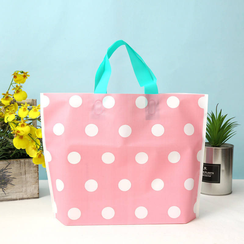 Bolso de plástico esmerilado bolsa de ropa al por mayor bolsa de tienda de ropa de gran tamaño pequeño embalaje de regalo caja de zapatos bolsa de impresión